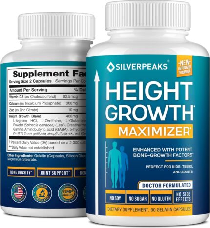 Height Growth Maximizer Bone & Joint Health 60 Gelatin Capsules