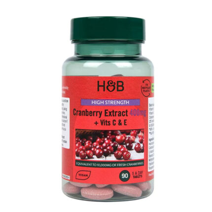 High Strength Cranberry Extract 400mg 90 Tablets