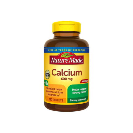 Nature Made Calcium 600 mg with Vitamin D3  220 Tablets