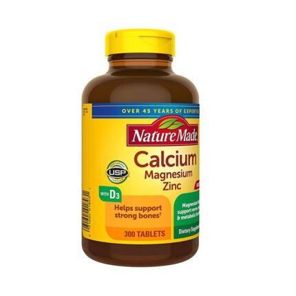Nature Made Calcium Magnesium Zinc with Vitamin D3  300 Tablets