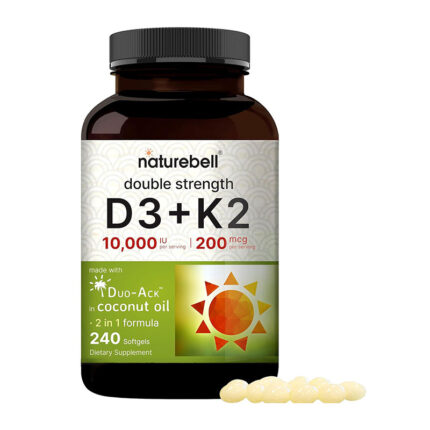 NatureBell Vitamin D3+K2 240 Softgels