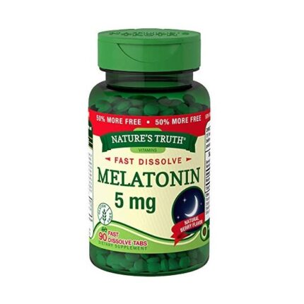 Nature’s Truth Melatonin 5 mg Berry Flavor 90 tablets