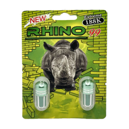Rhino 99 Double Pill 2 Capsules Each The Performer