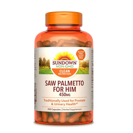 Sundown Saw Palmetto For Him 250 Capsules