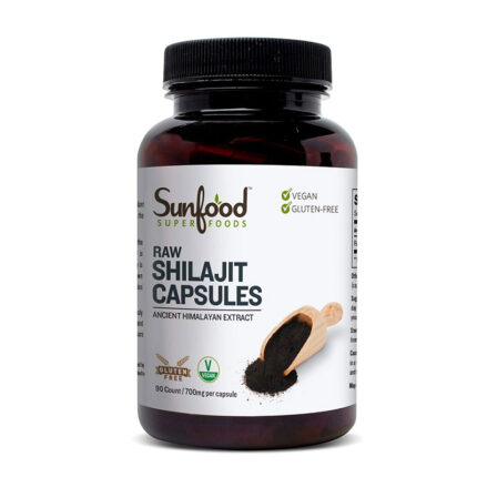 Sunfood Superfoods Shilajit 500mg  90 Capsules