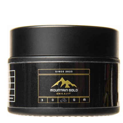 Mountain Gold Shilajit Resin, Original Himalayan Organic Shilajit 30g – Gold Grade 100% Pure, Rich in Fulvic & Humic Acid, Minerals, Immune System & Vitality Booster, Vegan Food Supplement