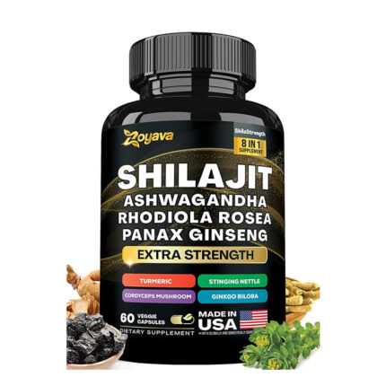 Zoyava Shilajit Ashwagandha Panax Ginseng 60 Capsule