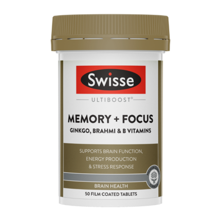 Swisse Ultiboost Memory + Focus 50 Tablets