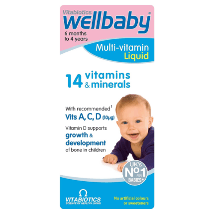 Vitabiotics Wellbaby Orange Flavour Syrup 150ml