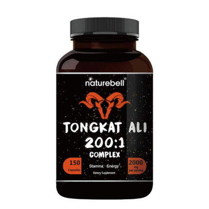 NatureBell Tongkat Ali 200:1 Longjack Extract  150 Capsules