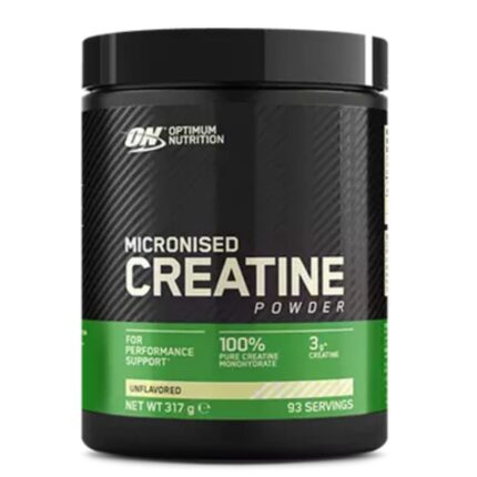 Optimum Nutrition Micronized Creatine Powder 93 Servings, 317 g | Made in UK