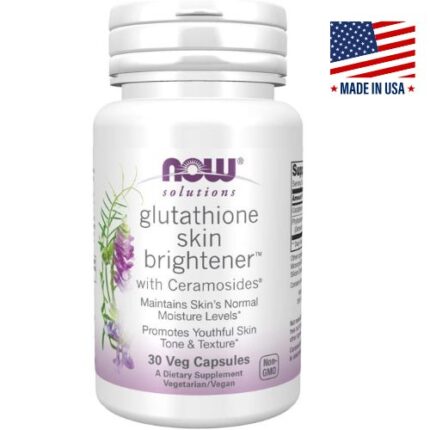 NOW Foods Glutathione Skin Brightener 30 Veg Capsules