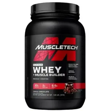 MuscleTech, Platinum Whey + Muscle Builder | 1.8 lbs 817 g