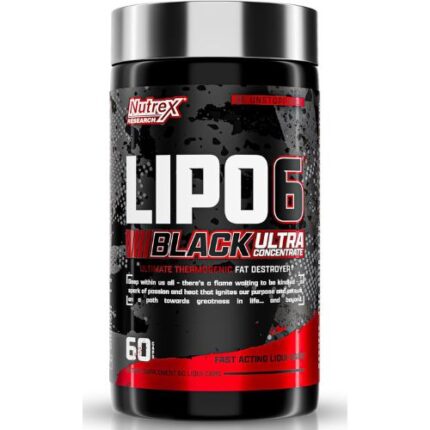 Lipo 6 Black Ultra Concentrate  60 Pills Capsules | Weight Loss Supplement