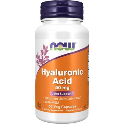 NOW Foods, Hyaluronic Acid 50 mg, 60 Capsules