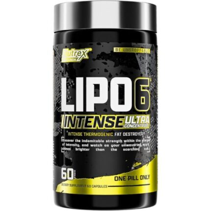 Lipo-6 Intense UC Extreme Thermogenic Belly Fat Burner 60 Capsules