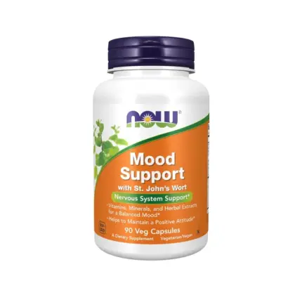 NOW Foods Mood Support with St. John’s Wort Nutrient and Herbal Extracts 90 Veg Capsules