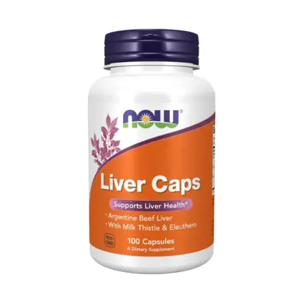 Now Foods Liver Caps with Milk Thistle and EleutheroSupports Liver Health 100 Capsules