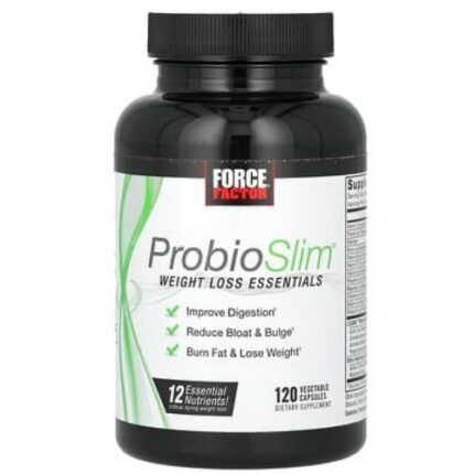 Force Factor ProbioSlim for Weight Loss (120 Capsules | Weight Loss Essentials Probiotic