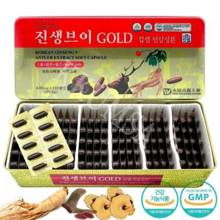 Korean Ginseng Extract Soft 830mg 120 capsule