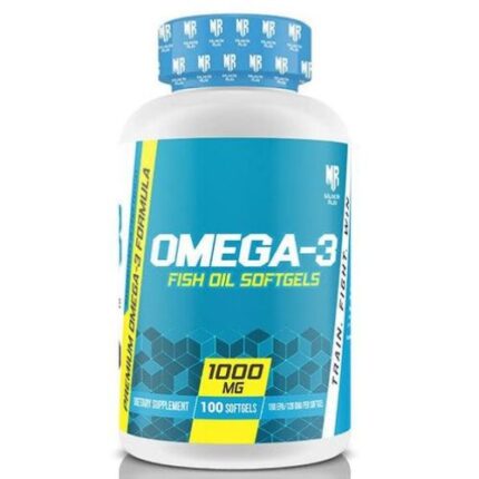 Muscle Rulz Omega-3 Fish Oil, 1000 mg, 100 Softgels