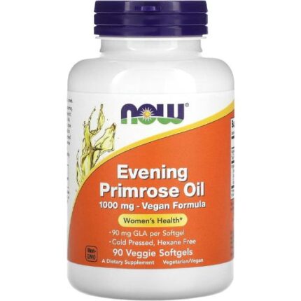 NOW Foods Evening Primrose Oil 1000 mg 90 Veg Capsules