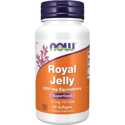 NOW Foods Royal Jelly 1500mg 60 Capsules