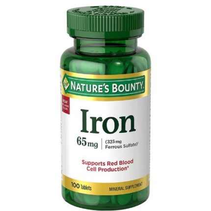 Nature’s Bounty Iron 65 Mg 100 Tablets
