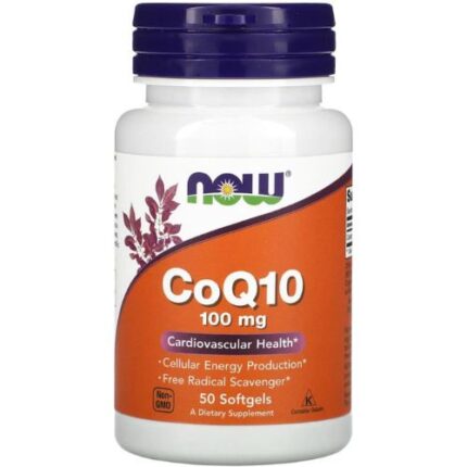 NOW Foods, CoQ10 100 mg 50 Softgels