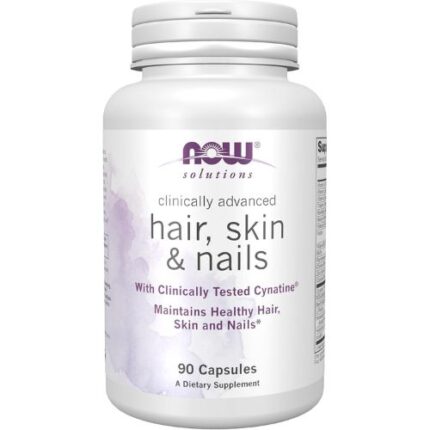NOW Foods, Solutions Vegan Hair Skin & Nails (90 Veg Capsules)