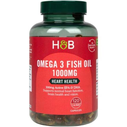 Holland & Barrett Omega 3 Fish Oil 1000mg 120 Capsules