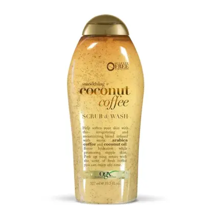 OGX Smoothing + Coconut Coffee Exfoliating BodyBody Wash for Dry Skin