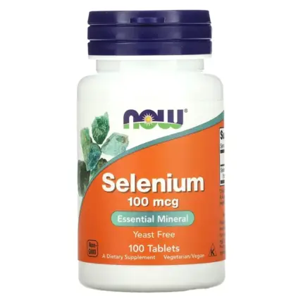 NOW Selenium L-Selenomethionine 100mcg 100 Tablets