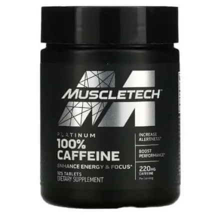 Muscletech Platinum Caffeine 220mg 125 Tablets