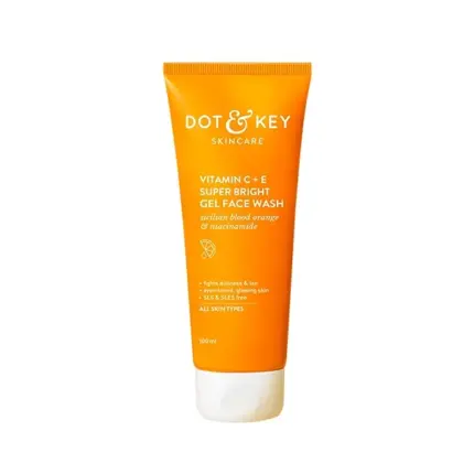 Dot & Key Vitamin C + E Gel Face Wash for Glowing Skin 100ml