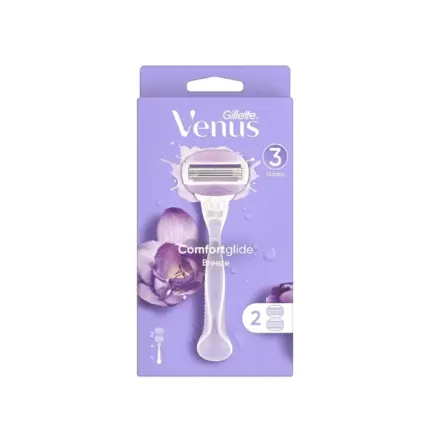 Gillette Venus Breeze Comfort Glide Razor With-2 Refill