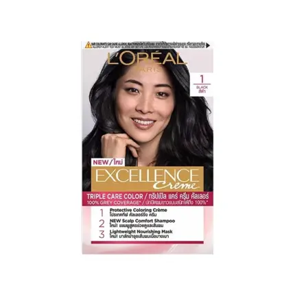 L'Oreal Excellence Creme Hair Colour 1 Black