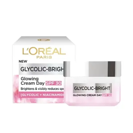 Loreal Glycolic Bright Glowing Day Cream Spf 30-50ml