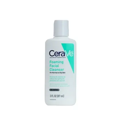 Cerave Foaming Facial Cleanser for Normal to Oily Skin 87ml