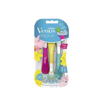 Gillette Venus Tropical Women's Razor 3in1 Razor
