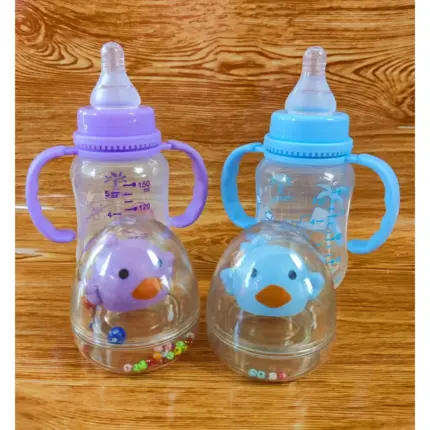 Handle Feeder With Jhunjhuni Made Of Polypropyllin 150 Ml-1 Pcs