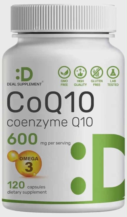 Deal Supplement COQ10 Coenzyme Q10 600mg 120 Capsules