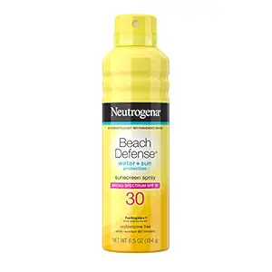 Neutrogena Beach Defense Water + Sun Protection Sunscreen Spray Broad Spectrum SPF 30 184g