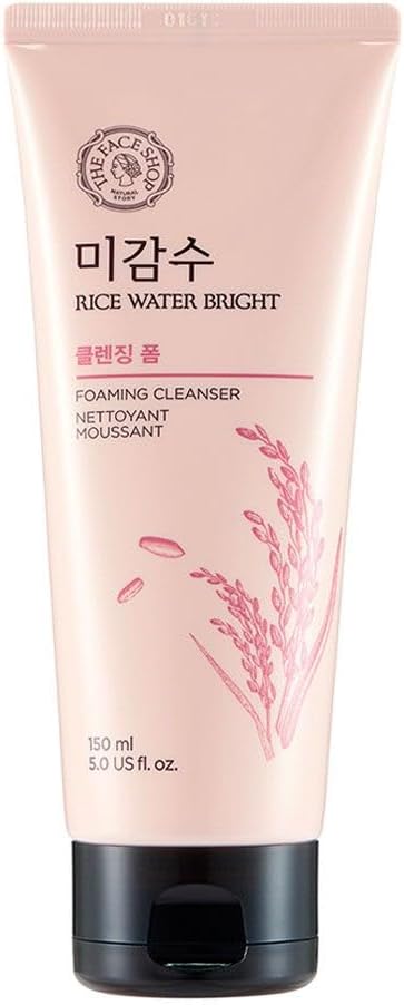 The Face Shop Rice Water Bright Facial Foaming Cleanser  300ml