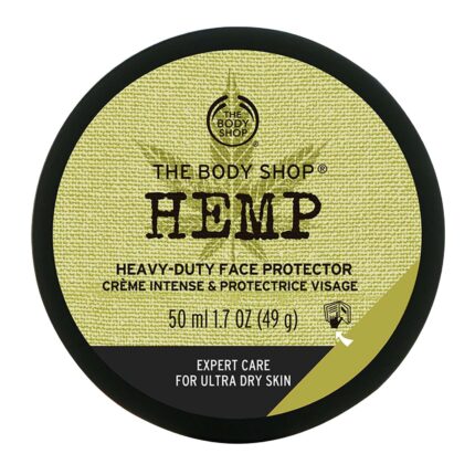 The Body Shop Hemp Face Protector Heavy Duty Protection & Hydration Care for Ultra Dry Skin 50ml