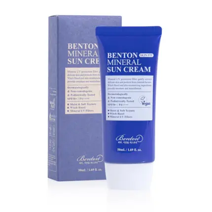 BENTON SKIN FIT MINERAL SUN CREAM SPF50 PA ++++ 50ML