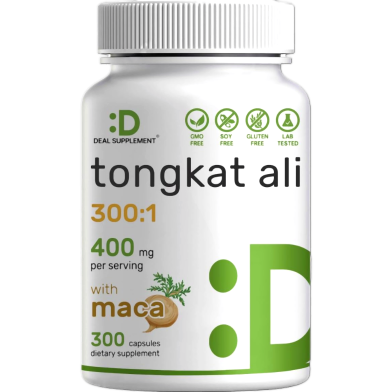 Deal Supplement Tongkat Ali 400mg 300 Capsules