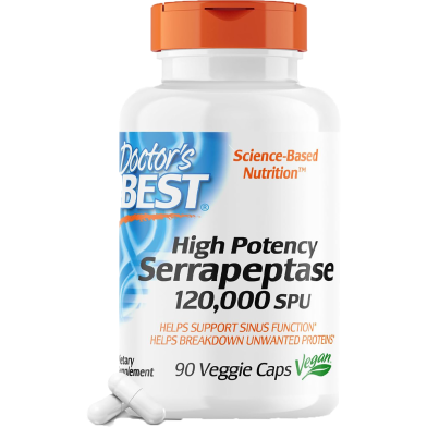 halal supplements BD || Doctor's Best High Potency Serrapeptase