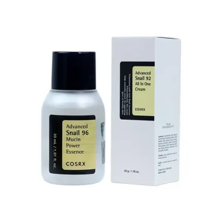 Hydrating Moisturizer BD || Cosrx Advanced Snail 92 All In One Cream 50g & Mucin Power Essence 30ml
