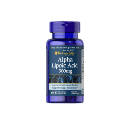 Puritan’s Pride Alpha Lipoic Acid 300 Mg 60 Capsules